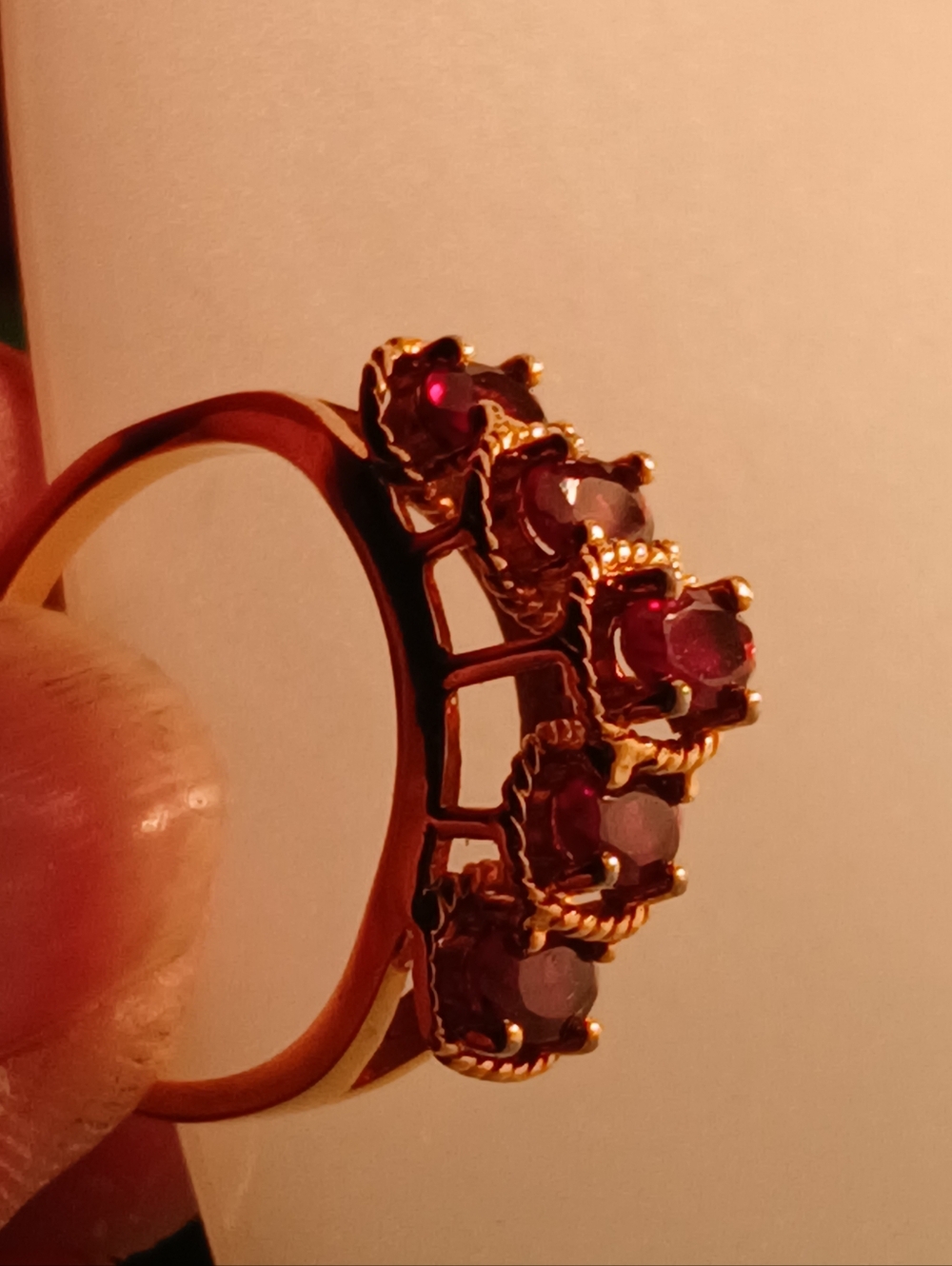 Garnet Tier Ring - Picture 4 of 4